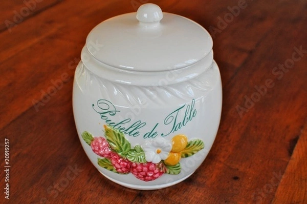 Obraz poubelle de table