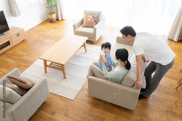 Fototapeta ファミリーイメージ