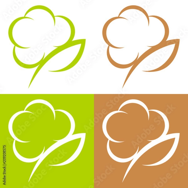 Fototapeta Cotton Set