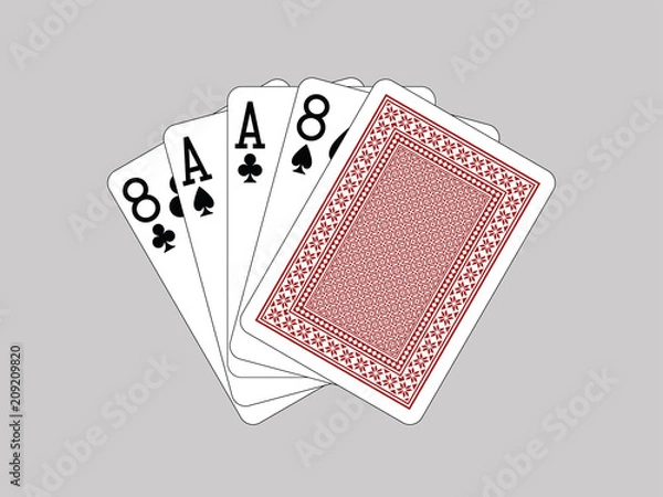 Obraz Karty do gry - ręka trupa