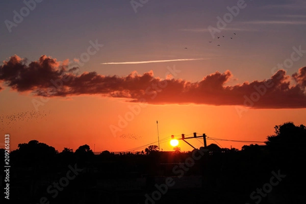 Obraz caribbean sunset