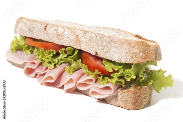 Obraz sandwich with ham