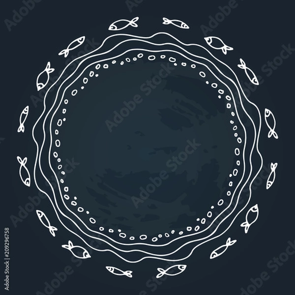 Obraz handdrawn borders