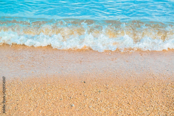 Obraz Blue waves on the beach