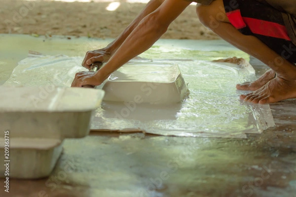 Obraz Rubber Sheet Manufacturing Process