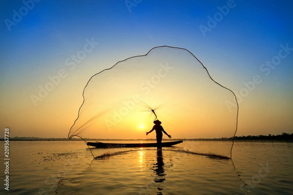 Fototapeta throw a net