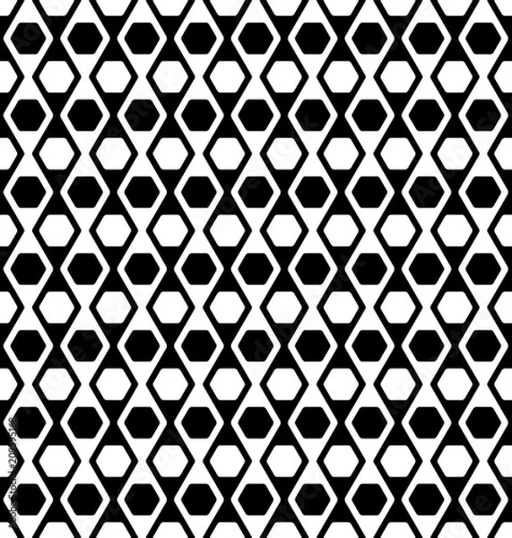 Fototapeta Seamless geometric vector pattern