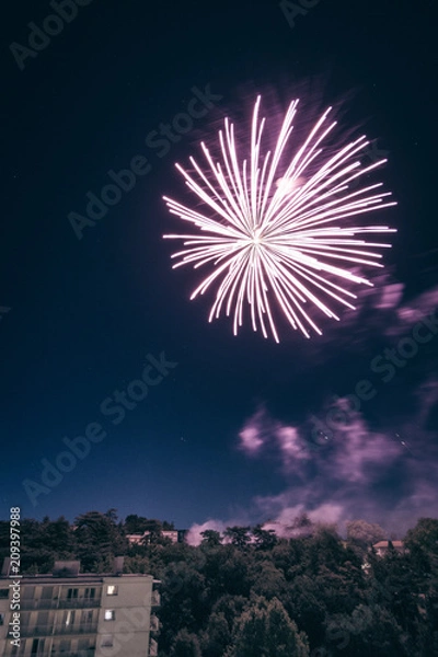 Fototapeta Feux d'artifices