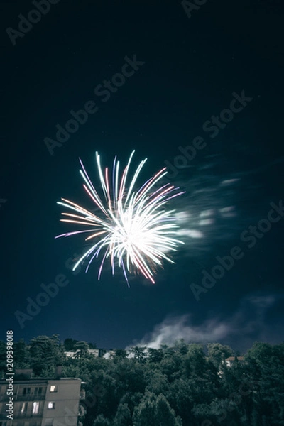 Fototapeta Feux d'artifices