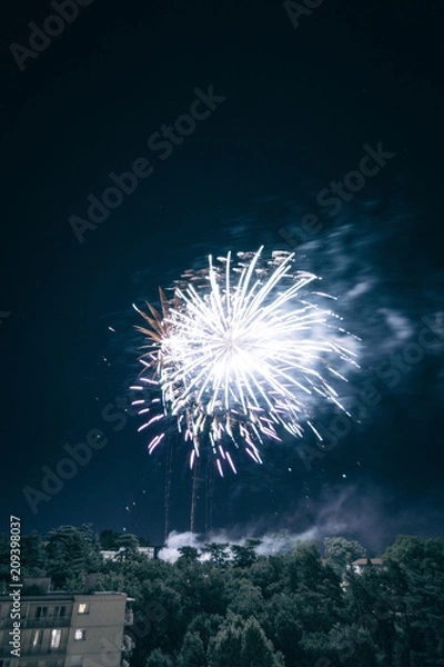 Fototapeta Feux d'artifices