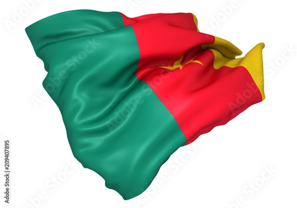 Fototapeta カメルーン国旗