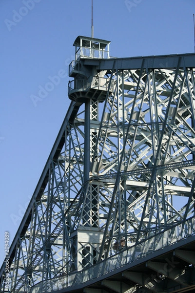 Fototapeta stahlfachwerkkonstruktion 1