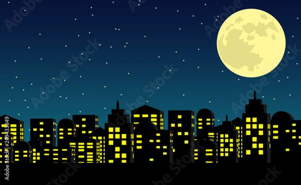 Obraz 都会の夜