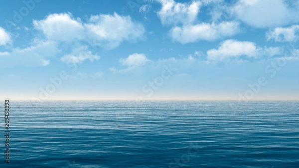 Obraz Beautiful sea and clouds sky