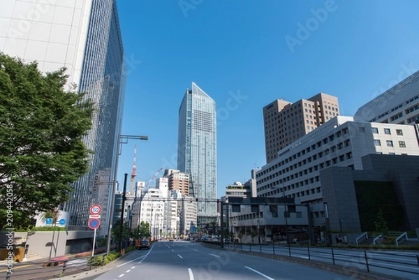 Obraz 虎ノ門界隈 虎ノ門ヒルズ森タワー 虎の門病院