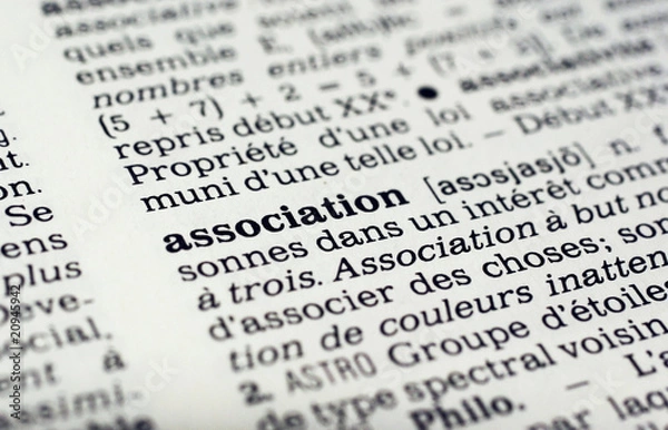 Obraz définition du mot association