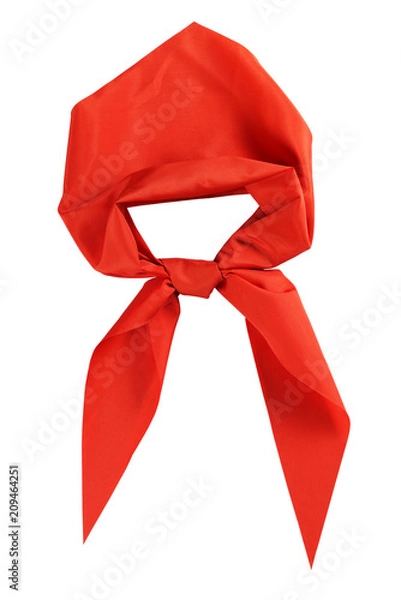 Obraz Scout tie isolated on white background.