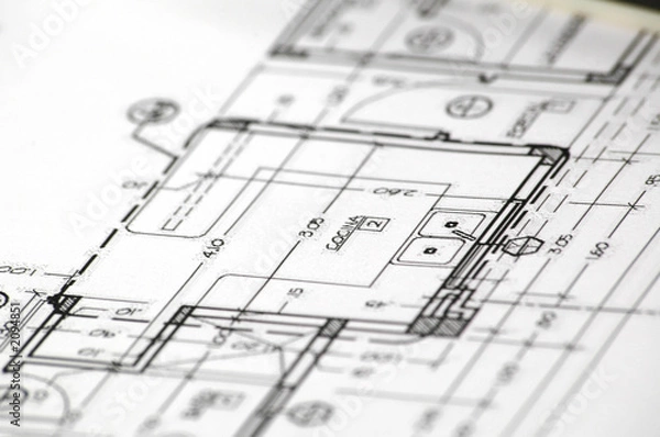 Obraz architectural plans