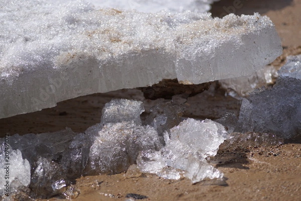 Fototapeta лёд