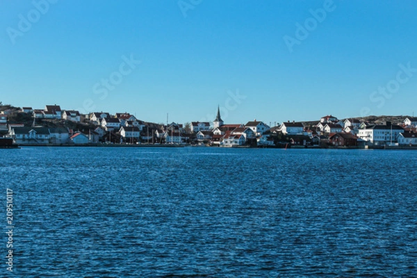 Obraz Small swedish island town