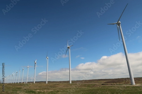 Fototapeta 風力発電