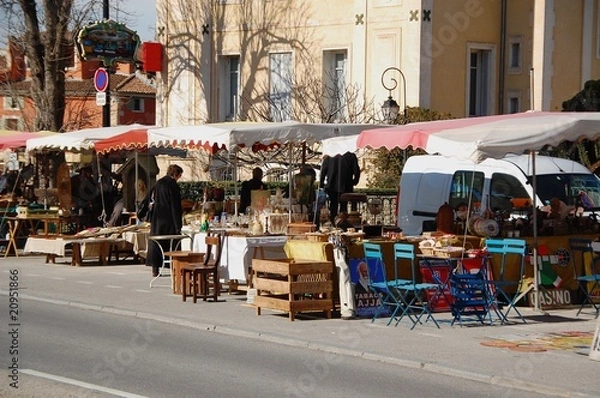 Obraz marché a la brocante