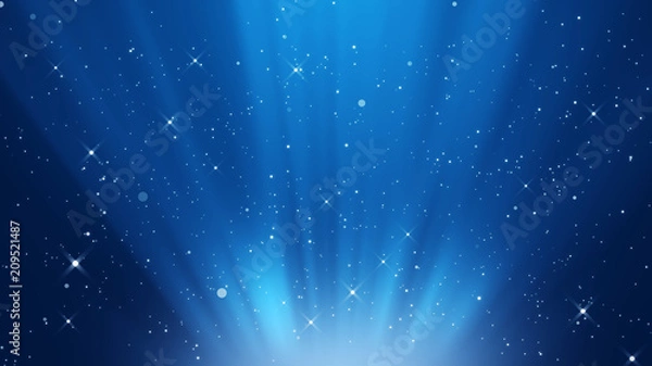 Obraz Magic background particle effect, simple background motion graphic