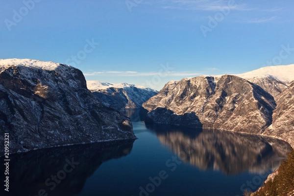 Obraz winterfjord