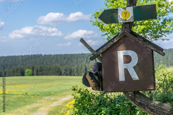 Obraz Wpisz się na Rennsteig