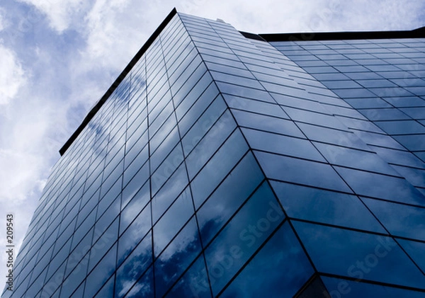 Obraz blue buildings 2