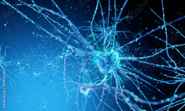 Obraz 3D komórki neuronów