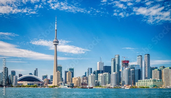 Fototapeta Skyline of Toronto in Canada