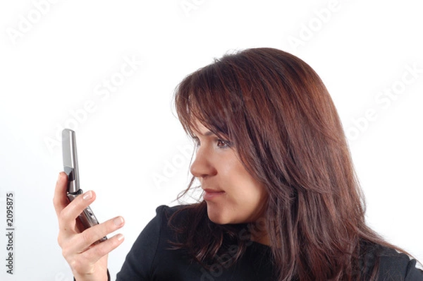 Fototapeta phone woman #9