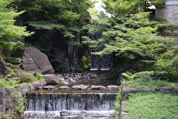 Obraz 公園の滝