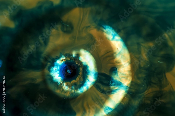 Obraz chemical experiment with paints