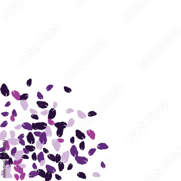 Fototapeta Cute  Pattern with Leaves for Greeting Card or Poster. Vector Background for Spring or Summer Design.