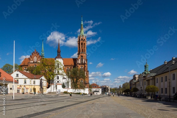 Fototapeta Archcathedral Basilica of the Assumption of the Blessed Virgin Mary in Bialystok, Podlaskie, Poland