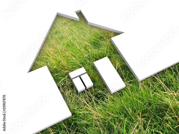 Obraz eco house metaphor