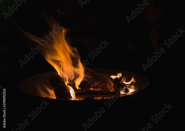 Obraz Flame in the dark 