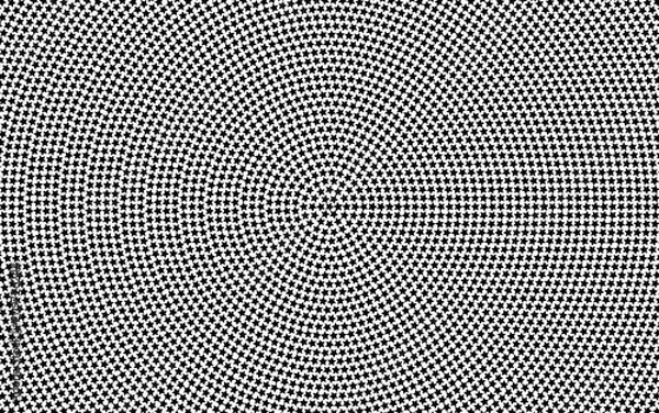 Obraz Black stars on white background. Simple background. Geometric pattern. Vector illustration