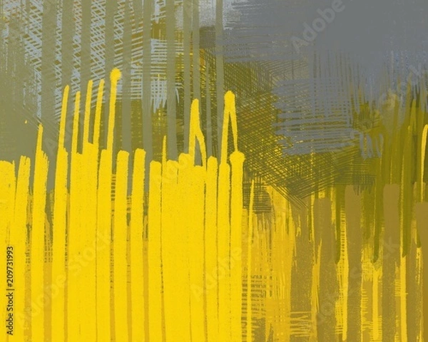 Fototapeta Abstract painting on canvas. Hand made art. Colorful texture. Modern artwork. Strokes of fat paint. Brushstrokes. Contemporary art. Artistic background image.