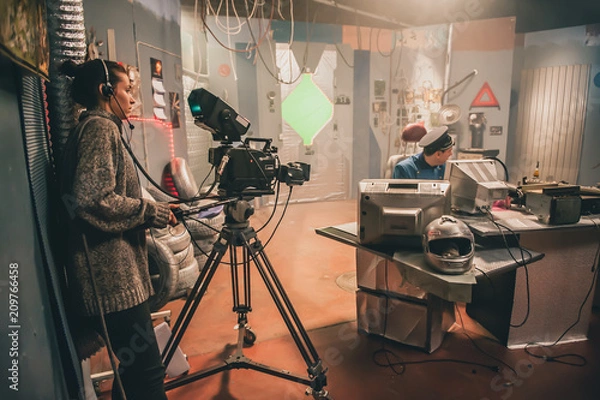 Obraz Za kulisami. Aktor przed kamerą