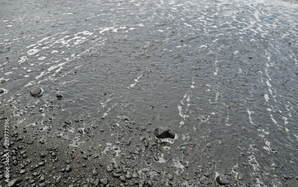 Obraz Lanzarote, schwarzer Vulkanstrand
