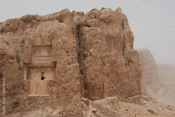 Obraz View of Naqsh-e Rustam, ancient Persian necropolis