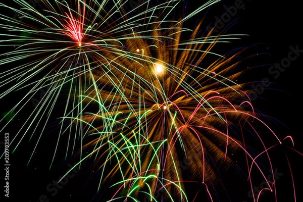 Fototapeta Fireworks