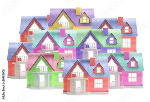 Obraz Toy Houses