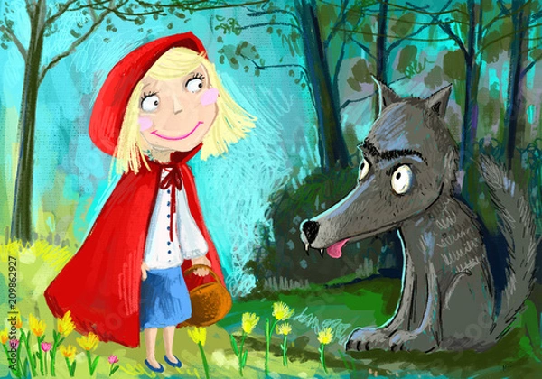 Obraz Czerwony Kapturek