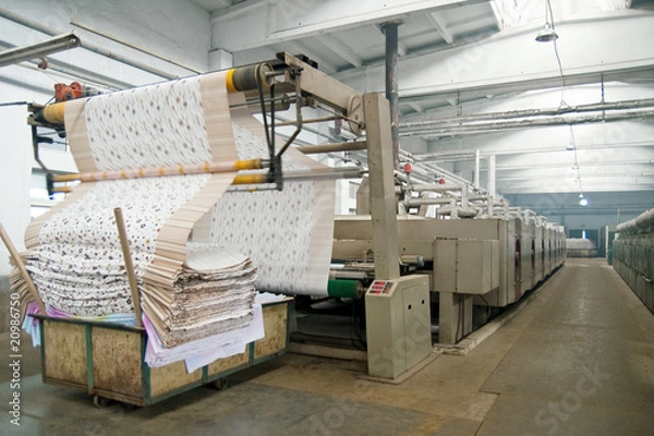 Obraz Printing and dyeing industry  workshop