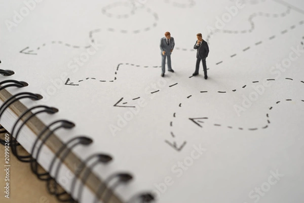 Obraz Business decision concept.