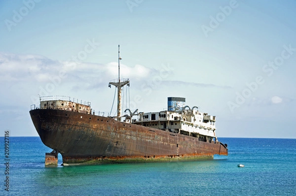 Obraz Lanzarote, Schiffswrack